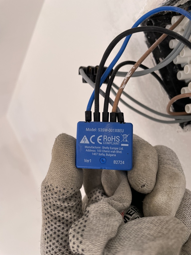 Instalación de relé Shelly por Sanzivi BCN